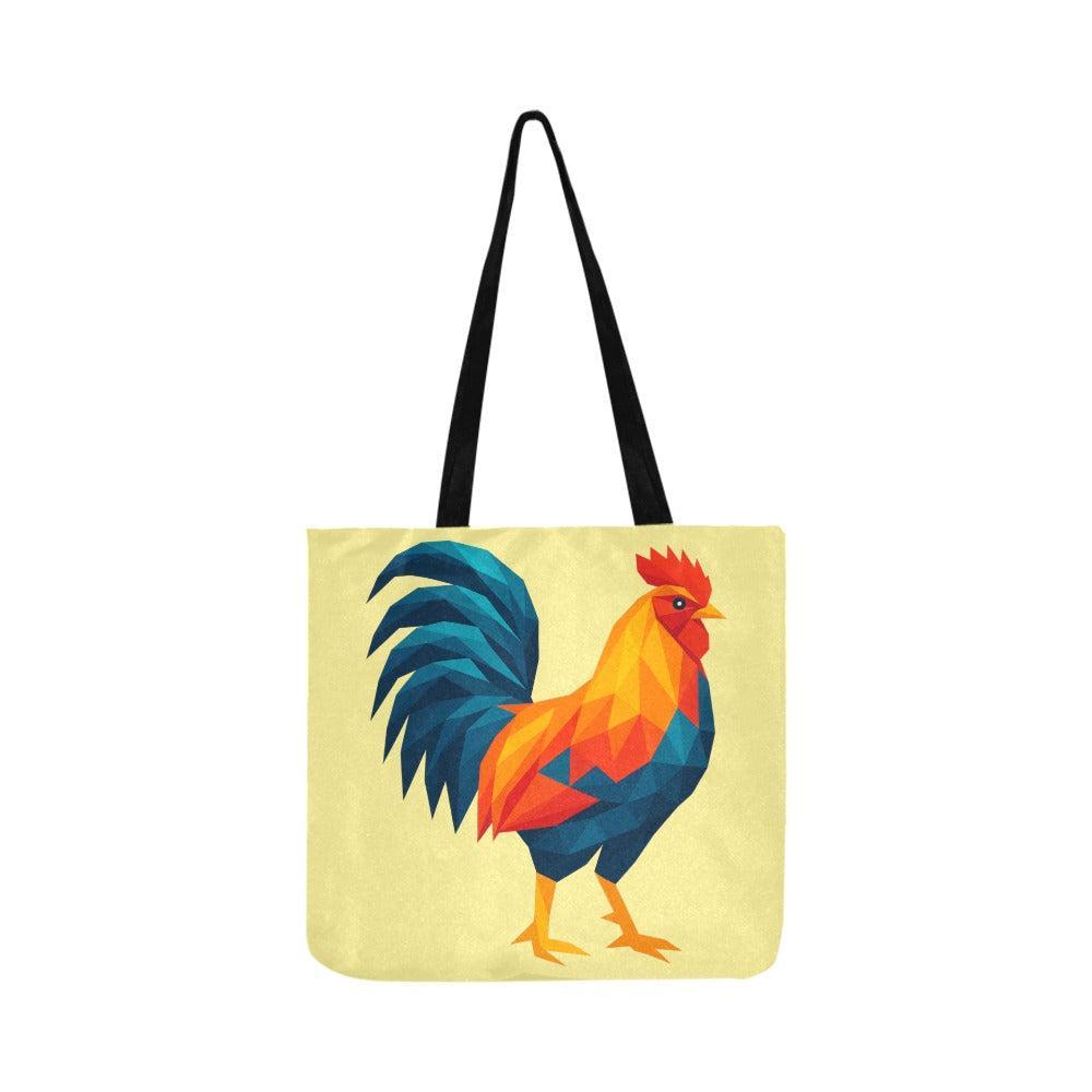 Huge Polygon Rooster (Tote Bag)