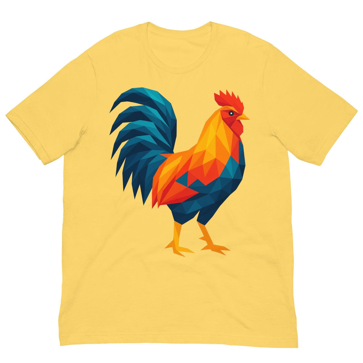 Huge Polygon Rooster-T-Shirts-Swish Embassy