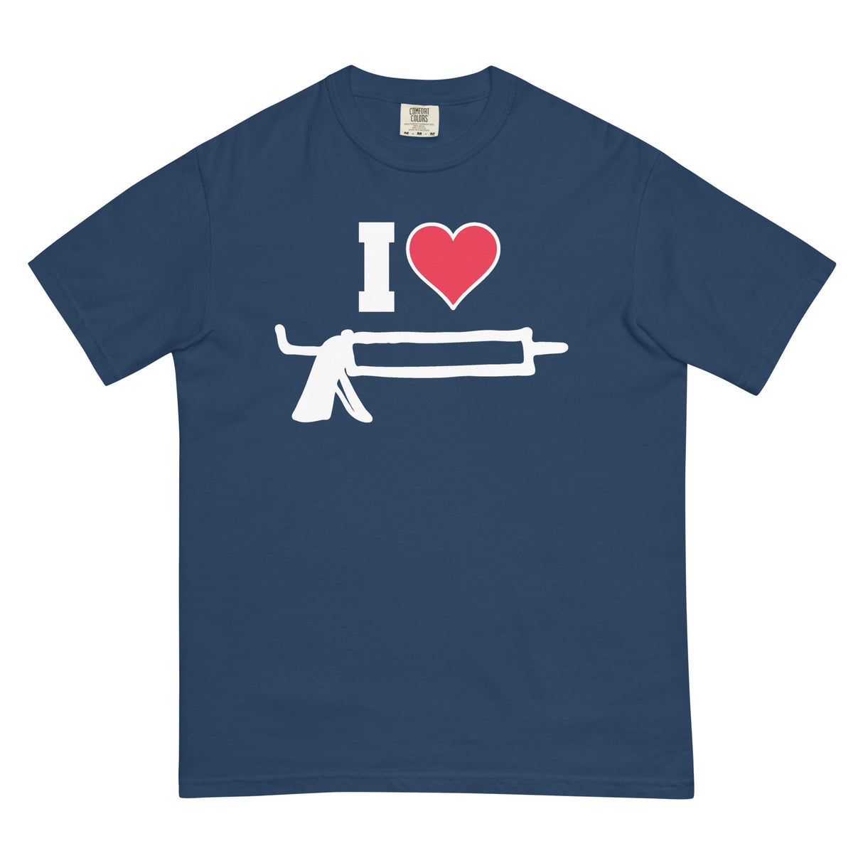 I Love Caulk (Boxy Tee)-Boxy T-Shirt-Swish Embassy