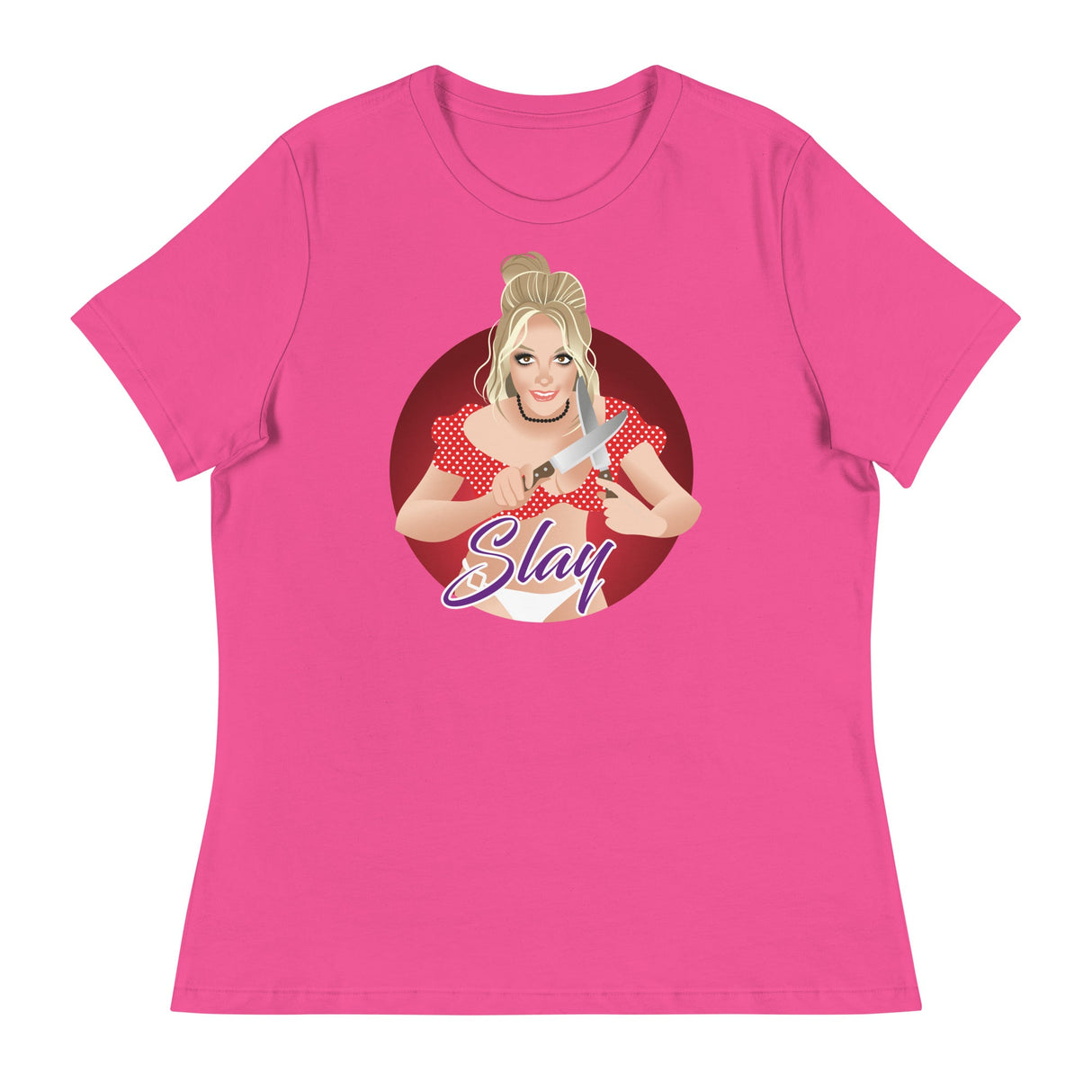 Knife's Edge (Women's Relaxed T-Shirt)-Women's T-Shirts-Swish Embassy