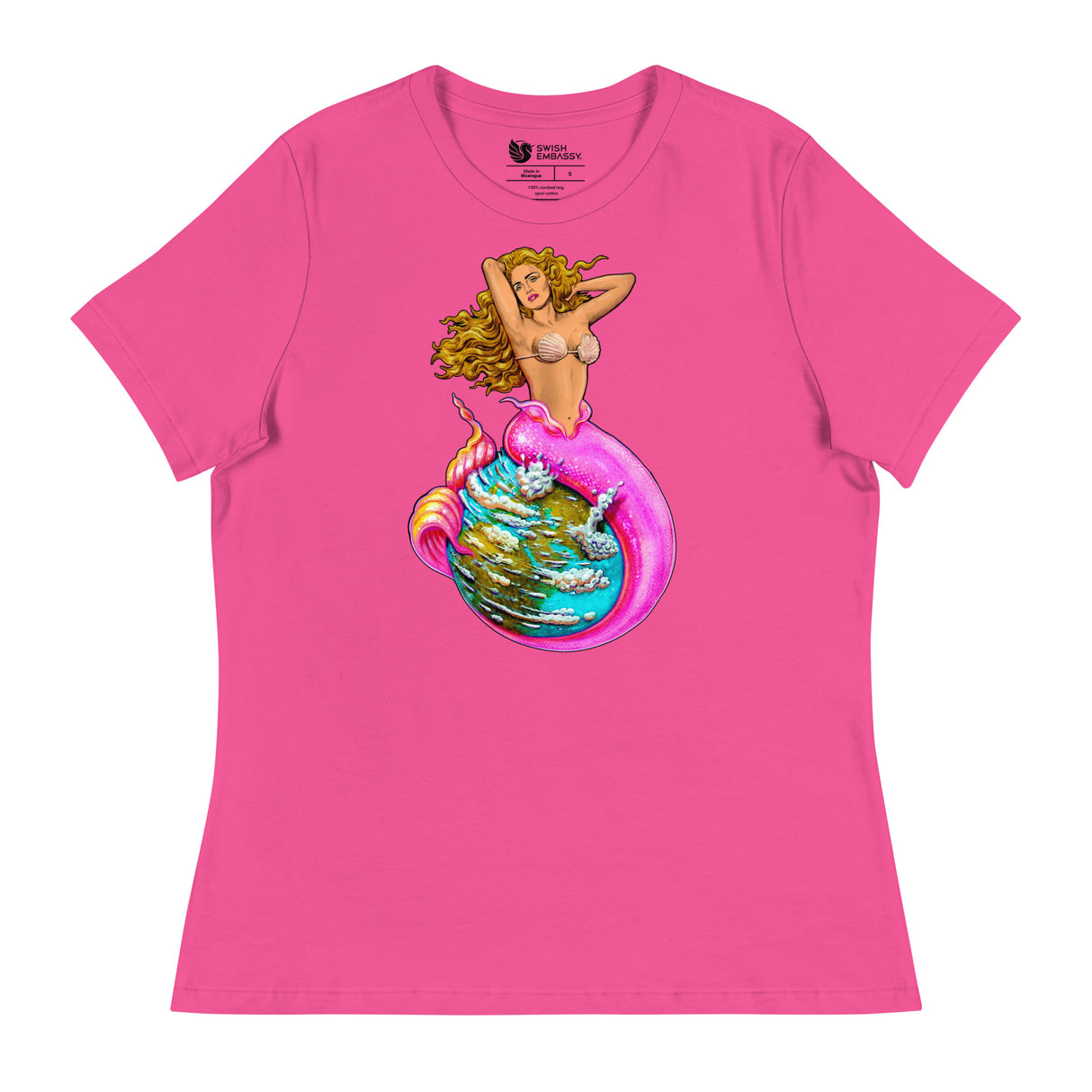 La Isla Sirena (Women's Relaxed T-Shirt)-Women's T-Shirts-Swish Embassy