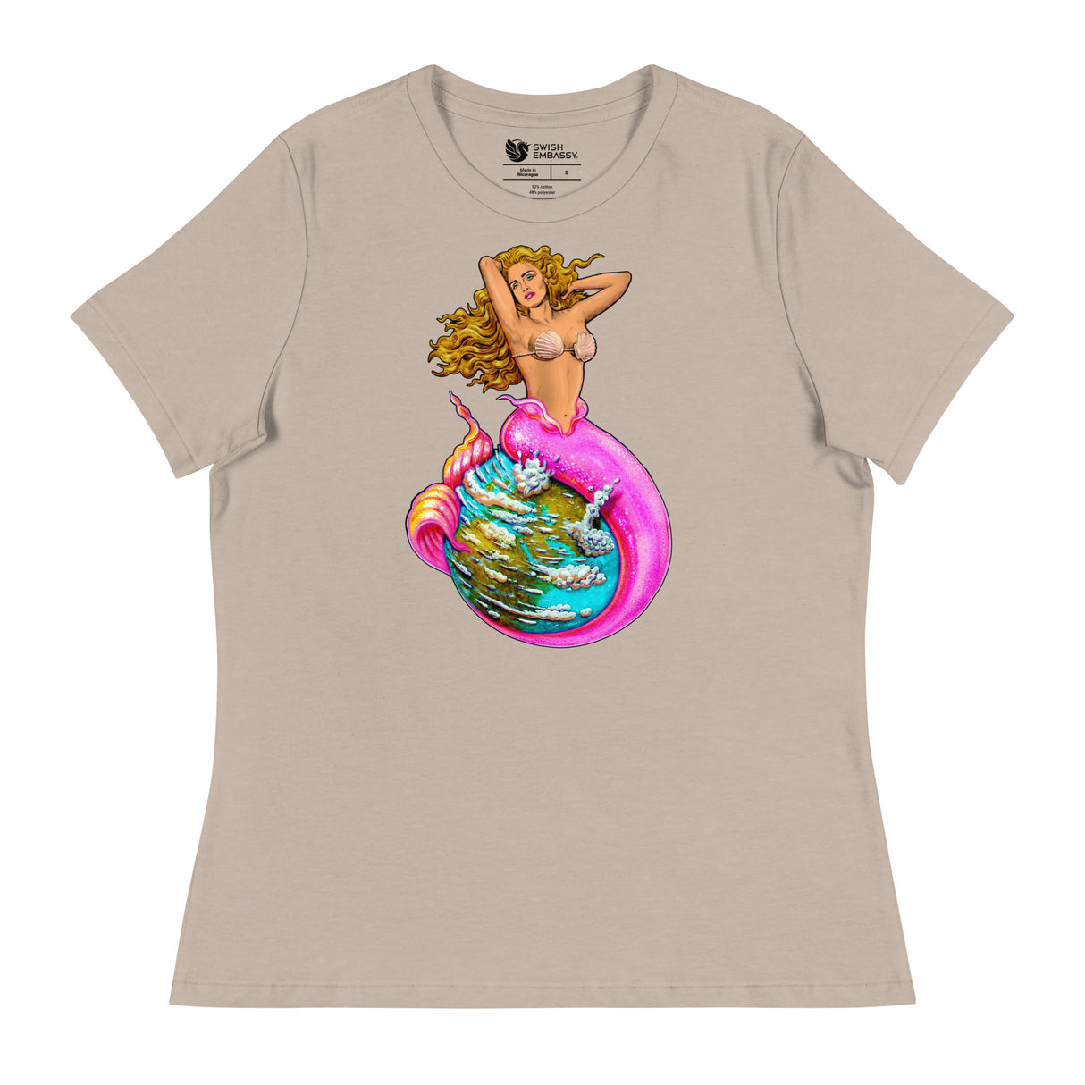 La Isla Sirena (Women's Relaxed T-Shirt)-Women's T-Shirts-Swish Embassy