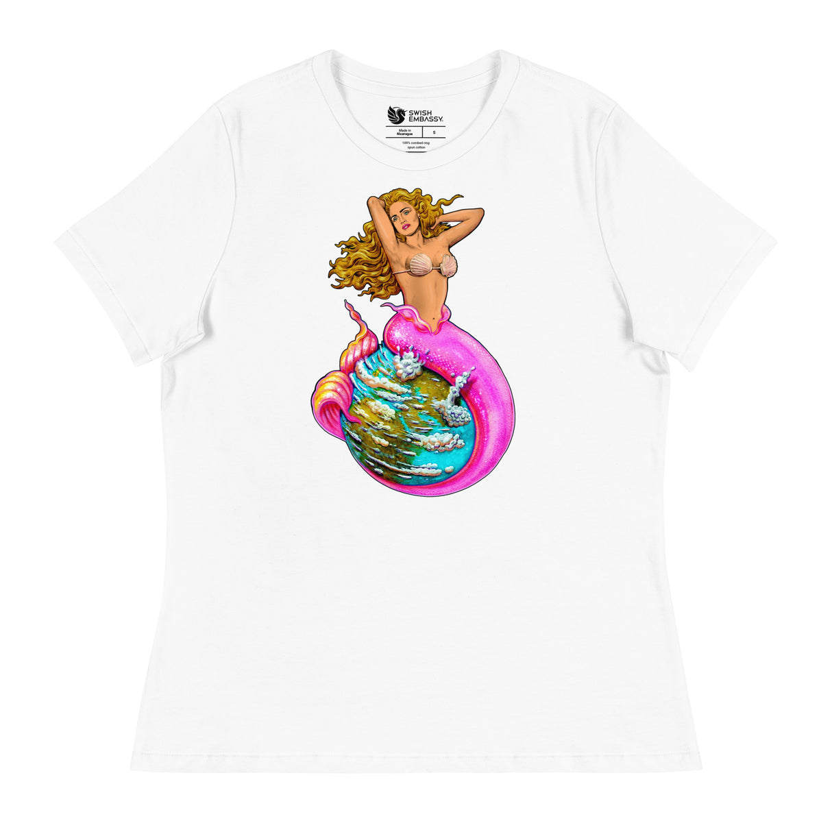 La Isla Sirena (Women's Relaxed T-Shirt)-Women's T-Shirts-Swish Embassy