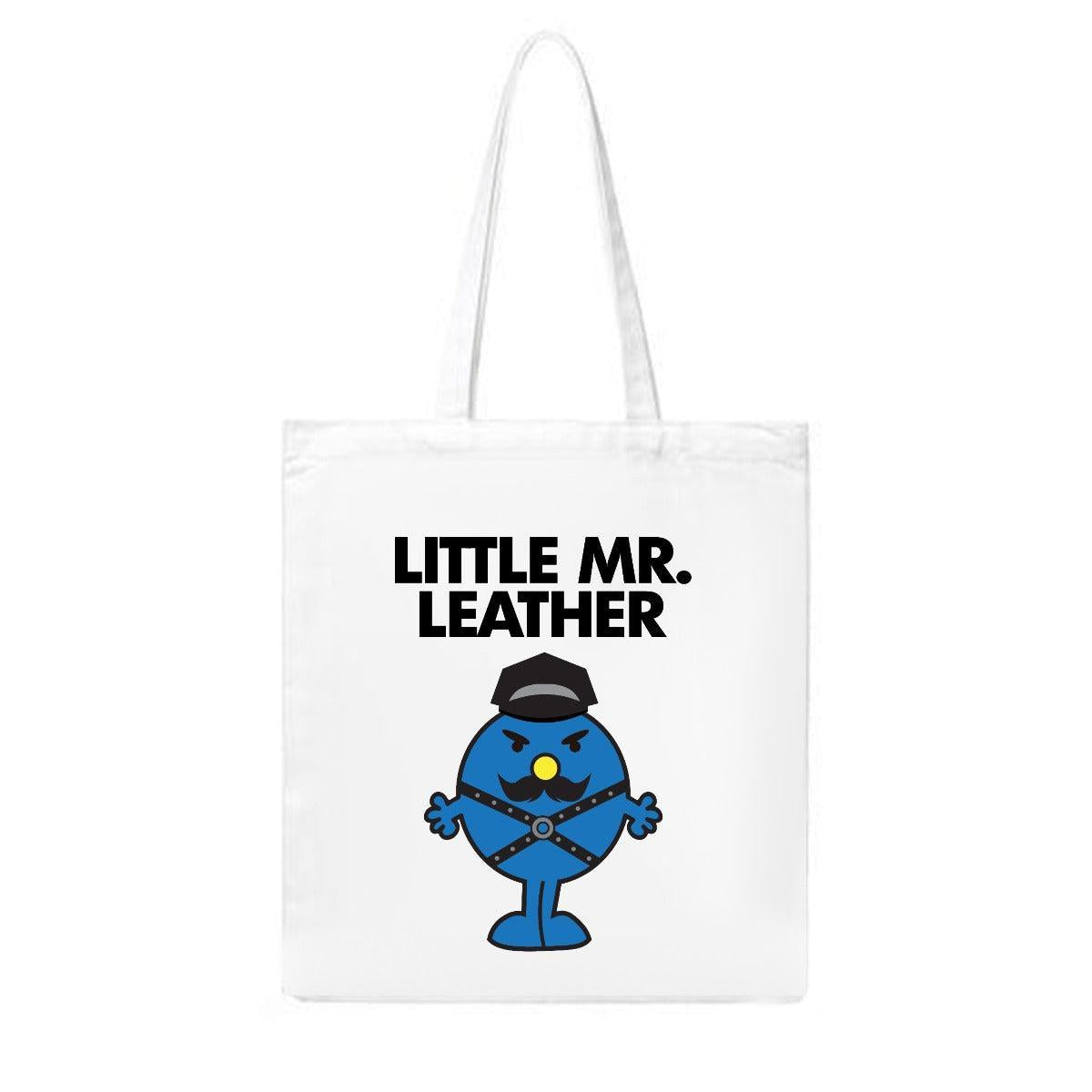 Little Mr. Leather (Canvas Bag)-Canvas Bag-Swish Embassy
