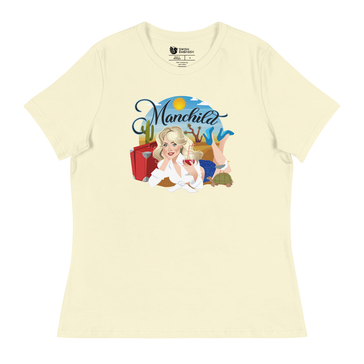 Manchild (Women's Relaxed T-Shirt)-Women's T-Shirts-Swish Embassy