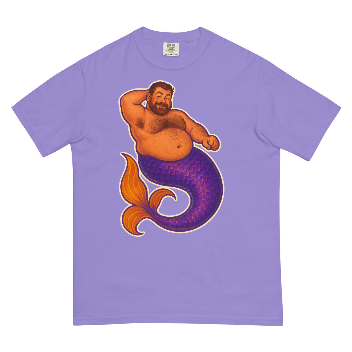 Mer-Grrr (Boxy Tee)-Boxy T-Shirt-Swish Embassy