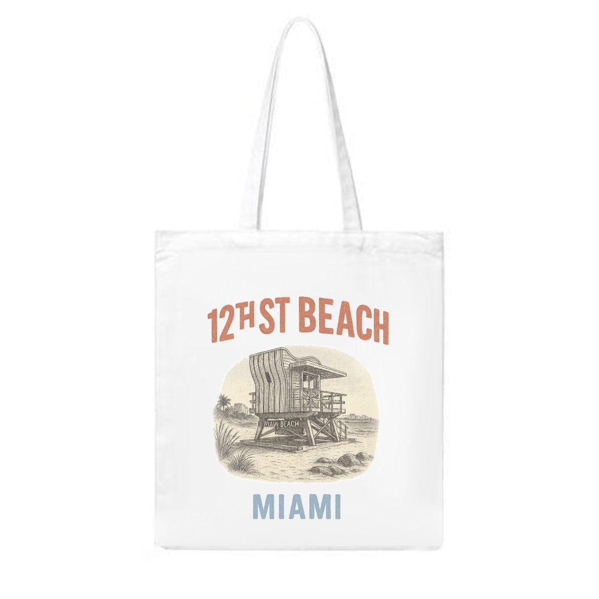 Miami Beach (Canvas Bag)-Canvas Bag-Swish Embassy