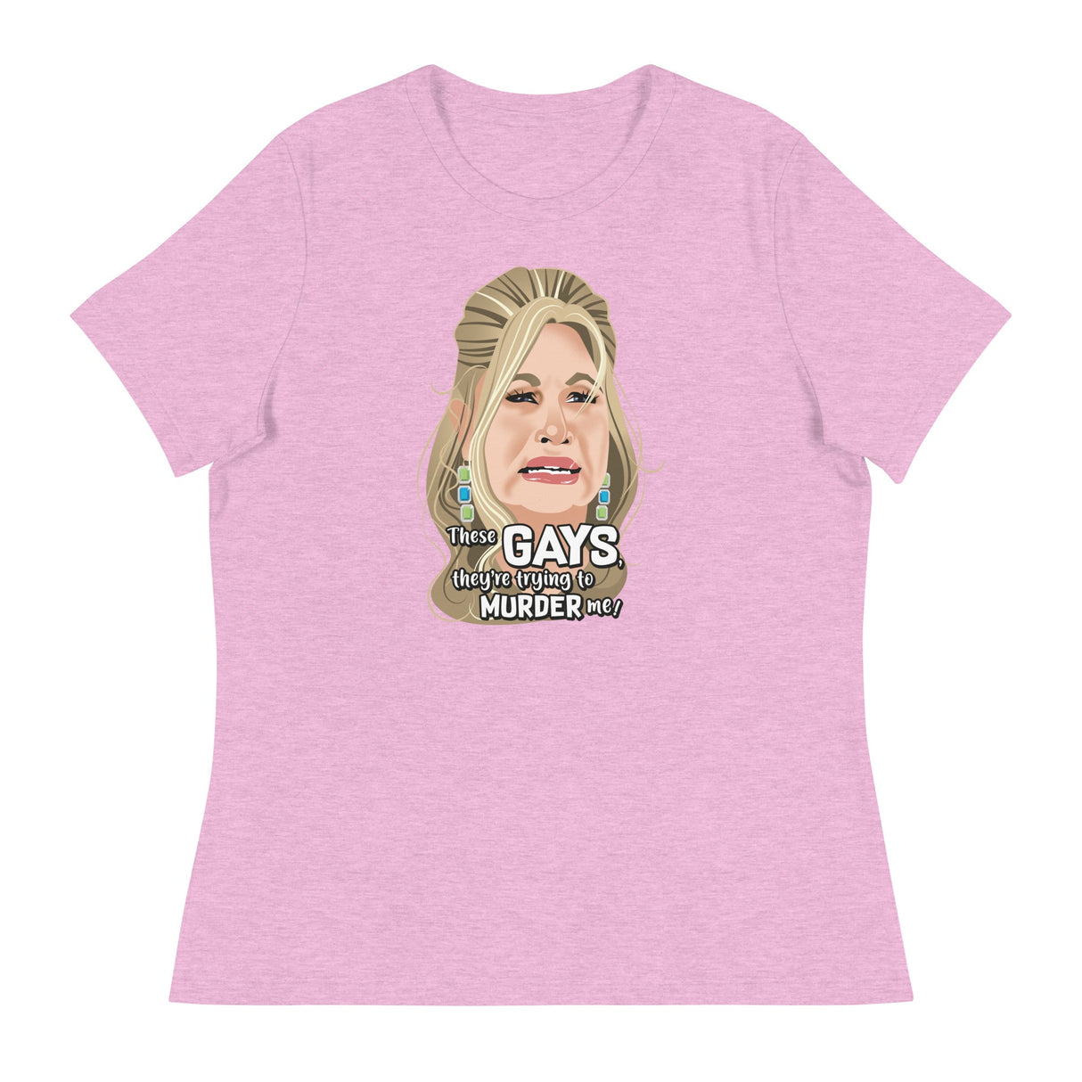 Murder (Women's Relaxed T-Shirt)-Women's T-Shirts-Swish Embassy