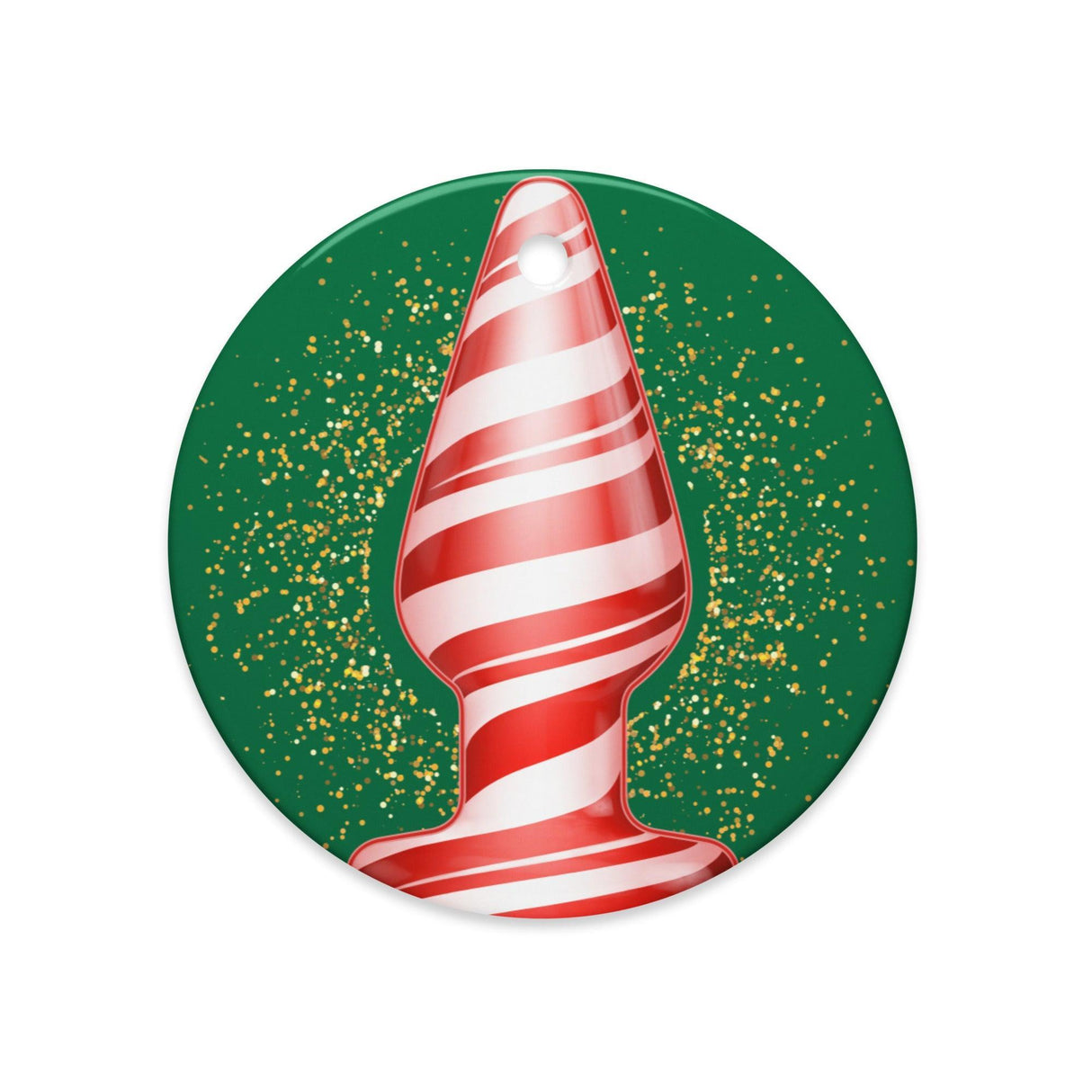 Peppermint Plug (Ceramic ornament)-Ceramic Ornament-Swish Embassy