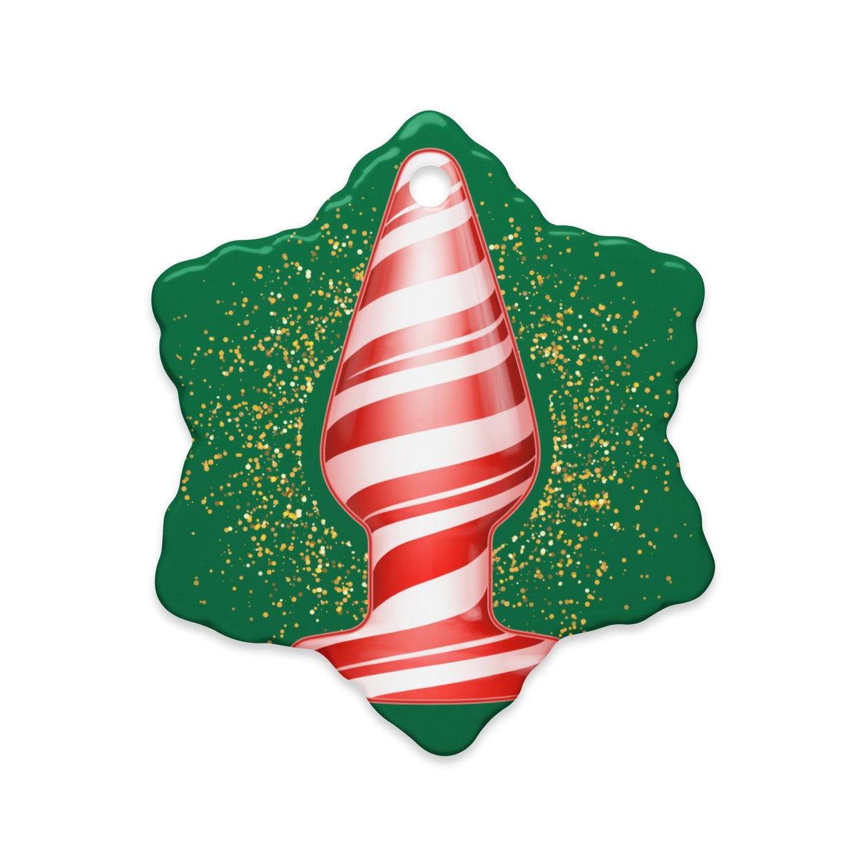 Peppermint Plug (Ceramic ornament)-Ceramic Ornament-Swish Embassy