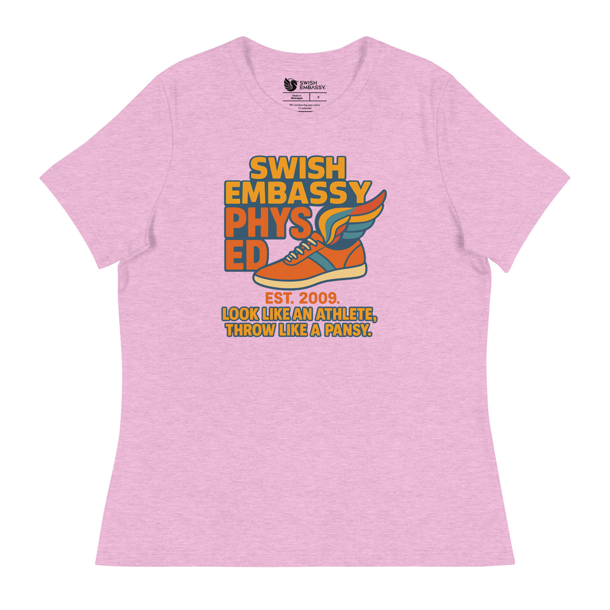 Phys Ed (Women's Relaxed T-Shirt)-Women's T-Shirts-Swish Embassy
