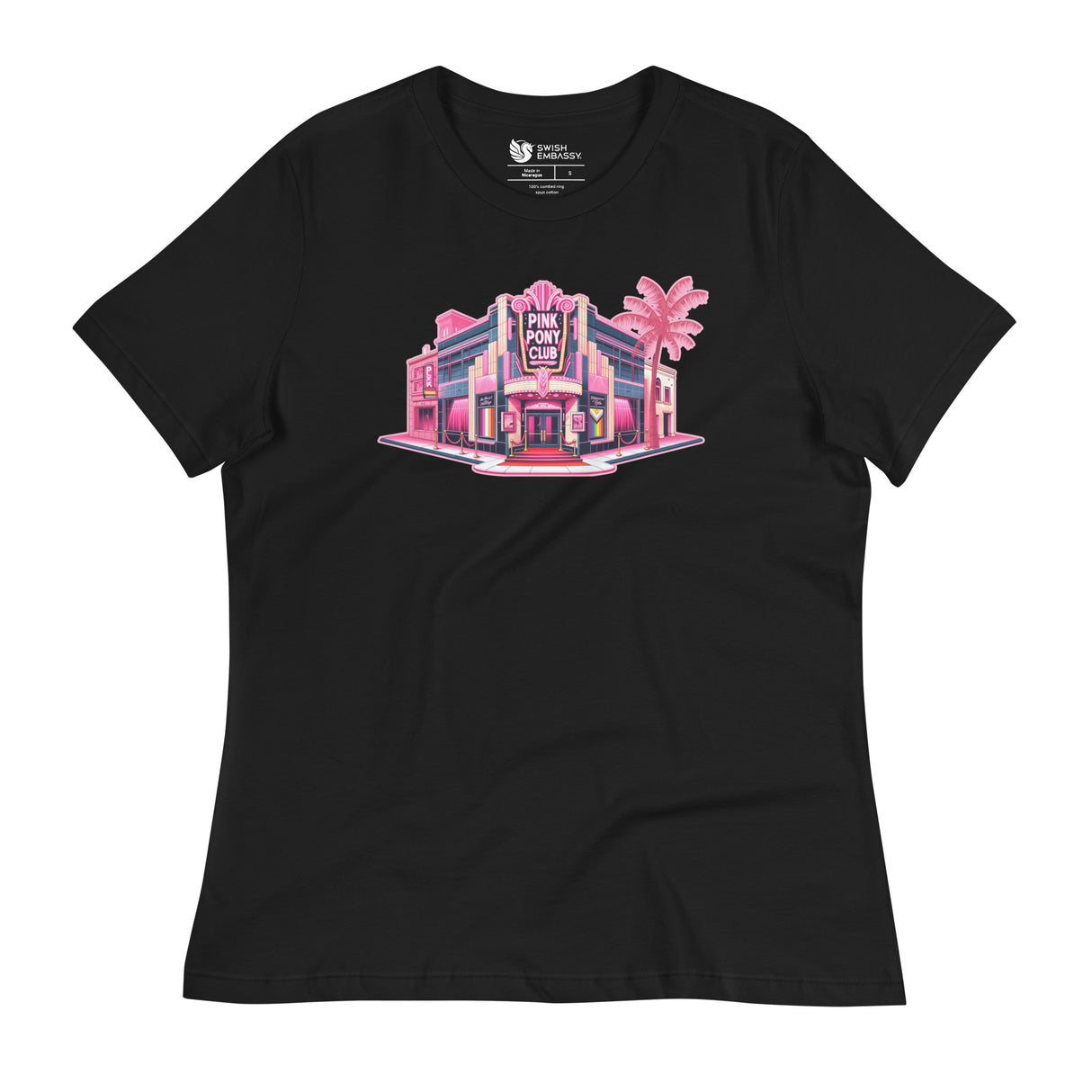 Pink Pony Club (Women's Relaxed T-Shirt)-Women's T-Shirts-Swish Embassy