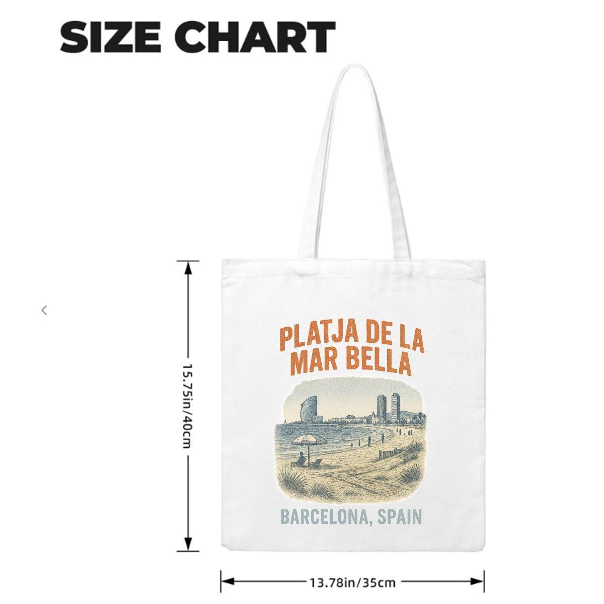 Playja de la Mar Bella (Canvas Bag)-Canvas Bag-Swish Embassy
