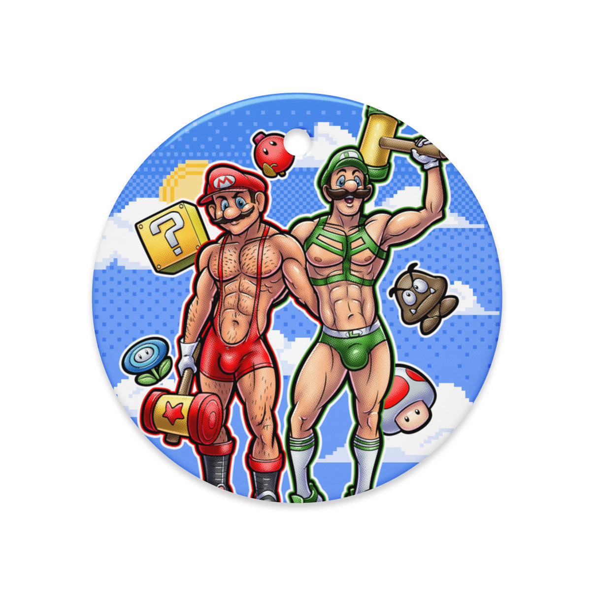 Plumber Butt (Ceramic ornament)-Ceramic Ornament-Swish Embassy