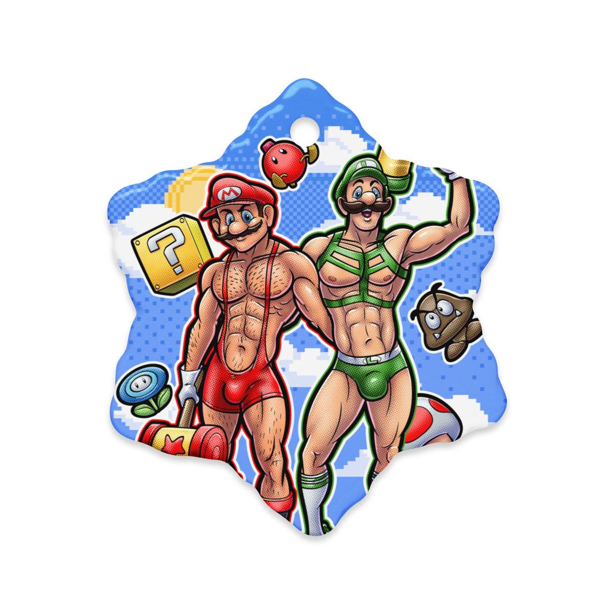 Plumber Butt (Ceramic ornament)-Ceramic Ornament-Swish Embassy