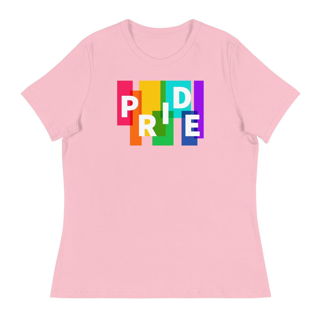 Pride Blocks (Women's Relaxed T-Shirt)-Women's T-Shirts-Swish Embassy