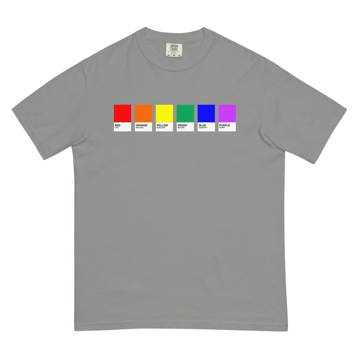 Pride Swatches (Boxy Tee)-Boxy T-Shirt-Swish Embassy