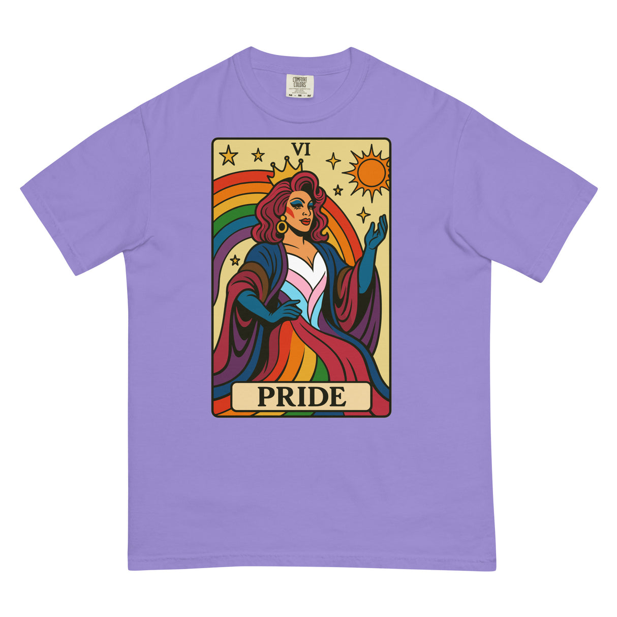 Pride Tarot (Boxy Tee)-Boxy T-Shirt-Swish Embassy