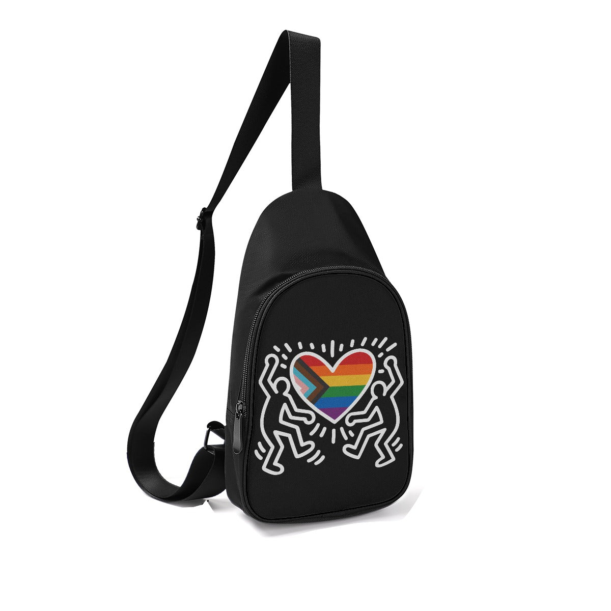 Progress Pride Figures (Sling Bag)-Sling Bag-Swish Embassy