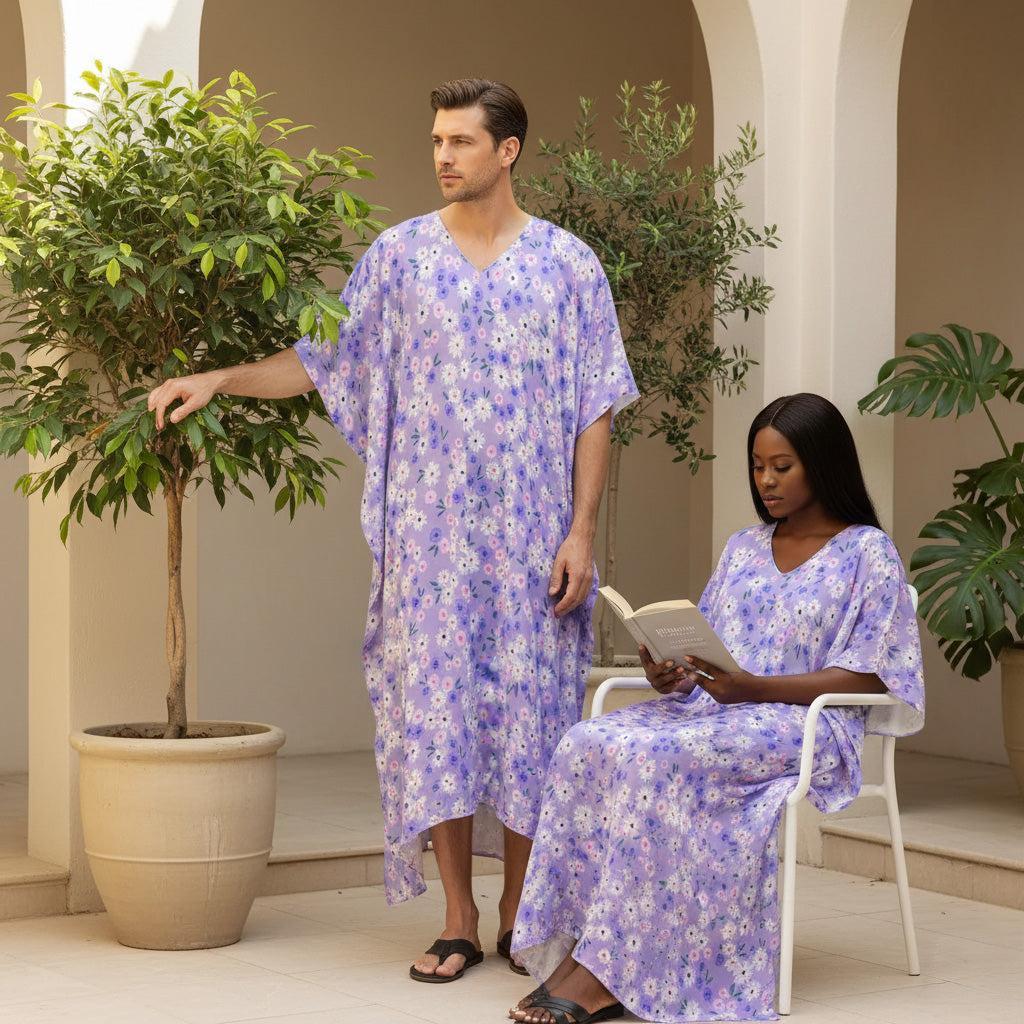 Purple Glory (Kaftan)-Kaftan-Swish Embassy
