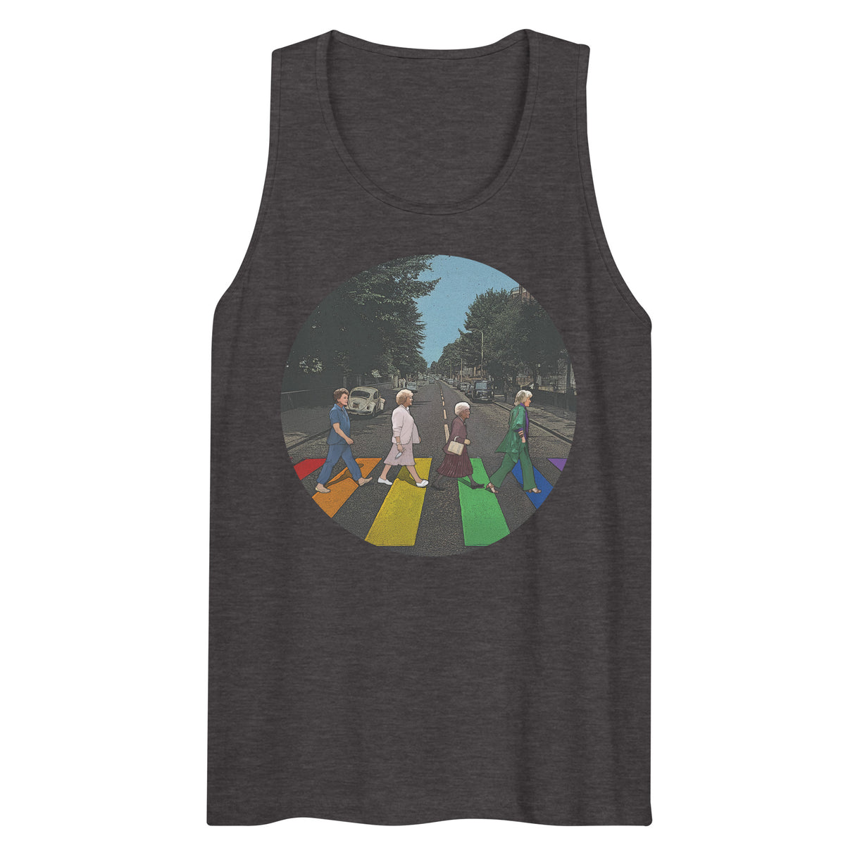 Rainbow Crossing Girls (Tank Top)-Tank Top-Swish Embassy