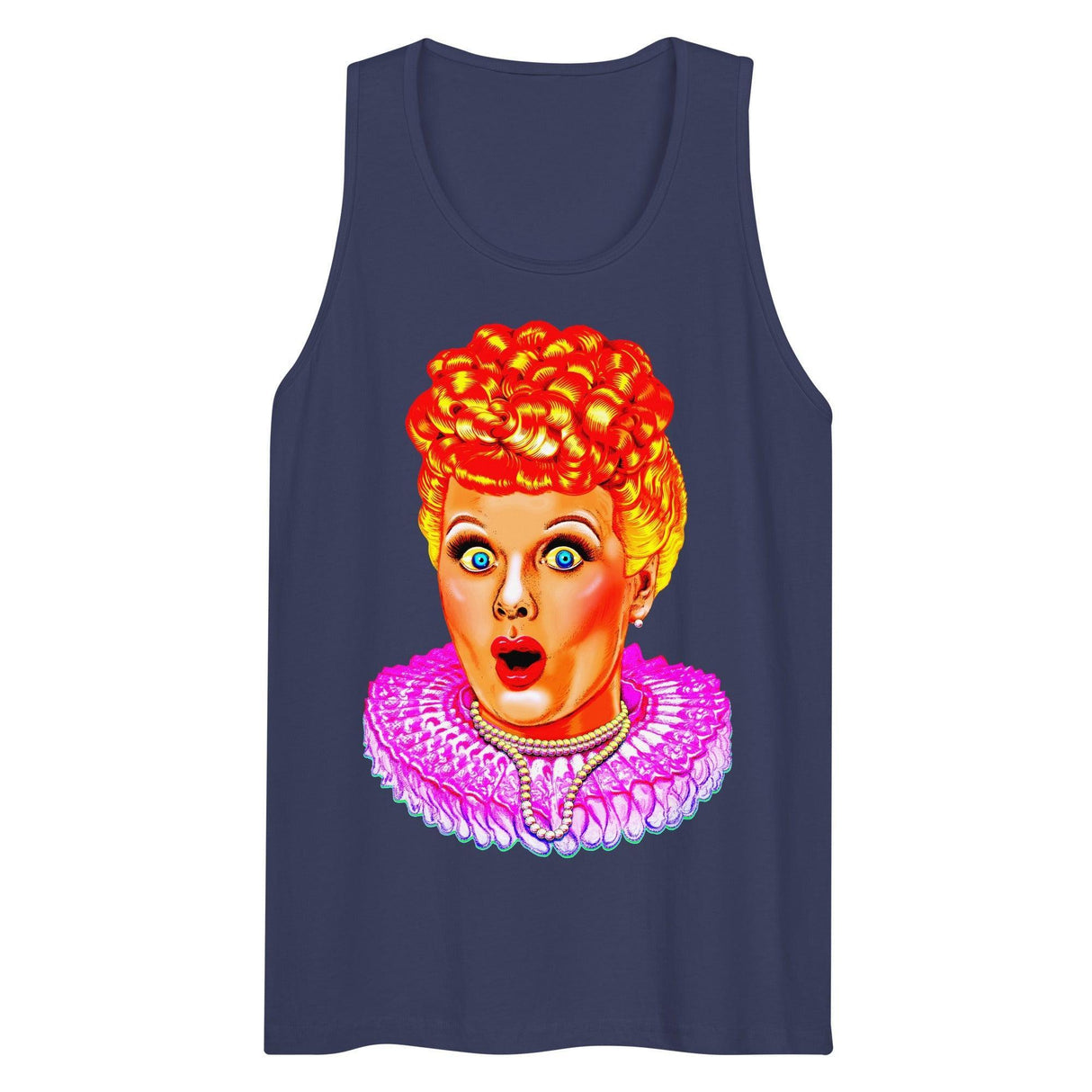 Red Hair Don’t Care (Tank Top)-Tank Top-Swish Embassy