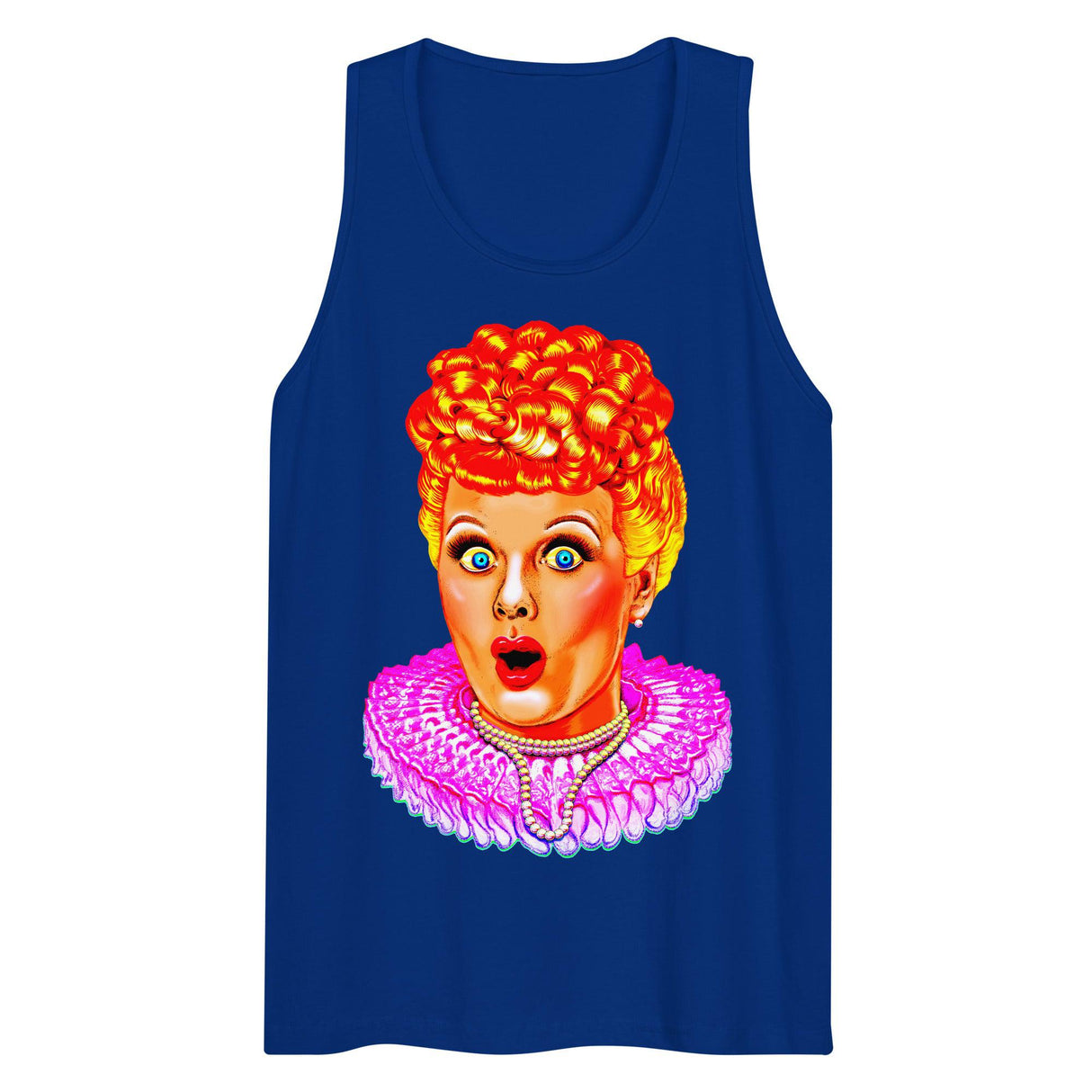 Red Hair Don’t Care (Tank Top)-Tank Top-Swish Embassy