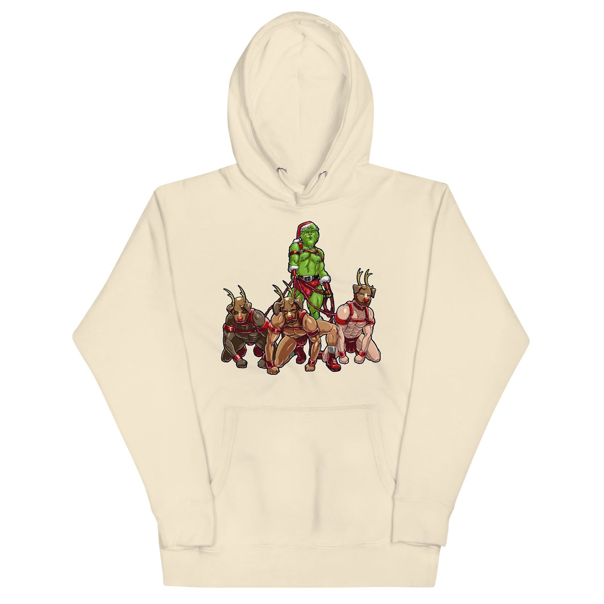 Reindeer Gains (Hoodie)-Christmas Hoodies-Swish Embassy