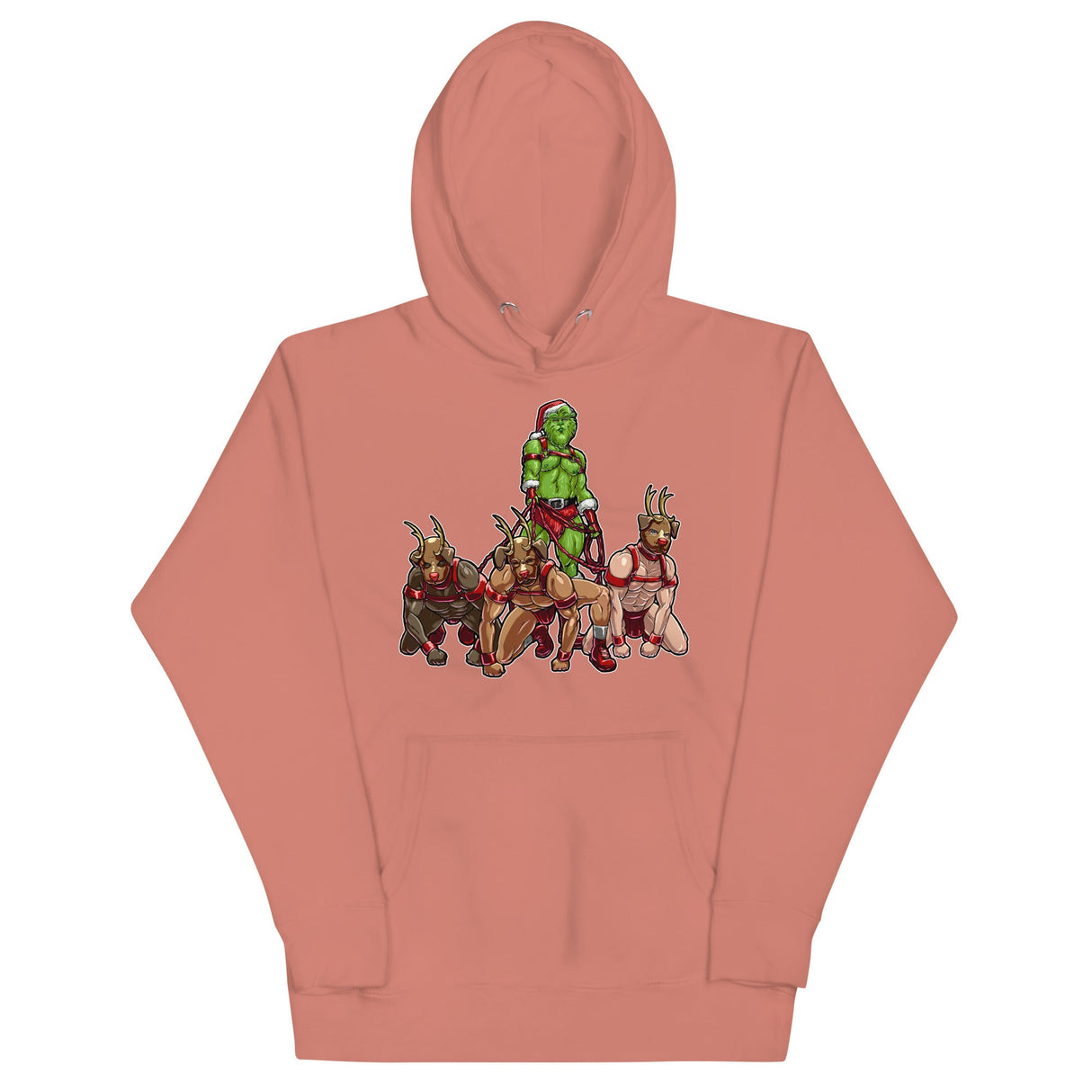 Reindeer Gains (Hoodie)-Christmas Hoodies-Swish Embassy