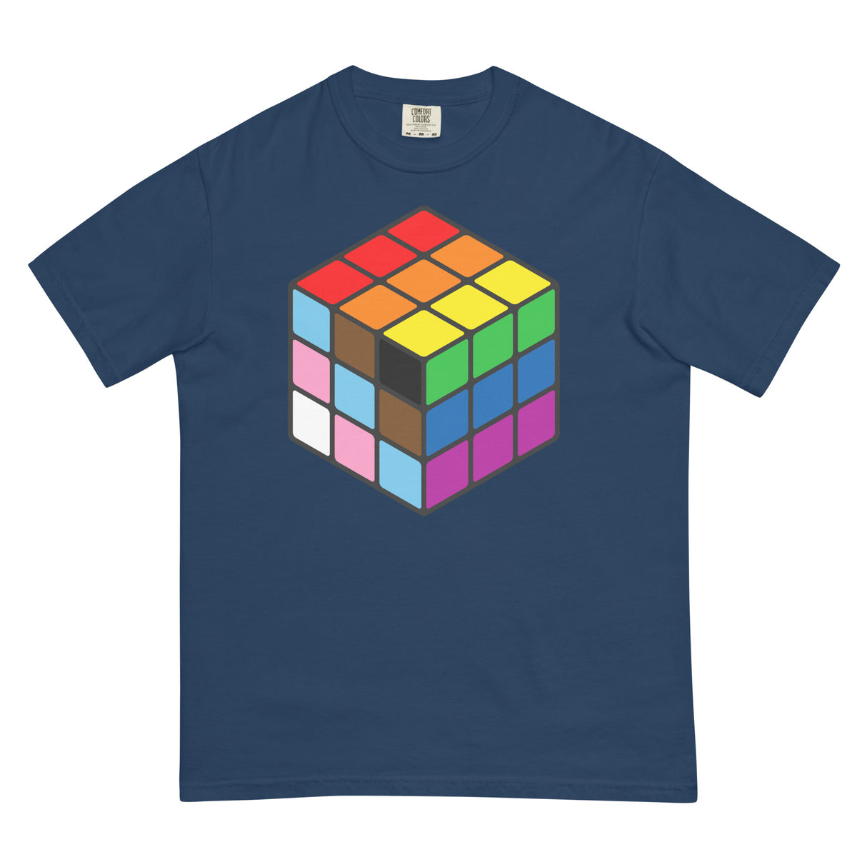 Rubik's Pride (Boxy Tee)-Boxy T-Shirt-Swish Embassy