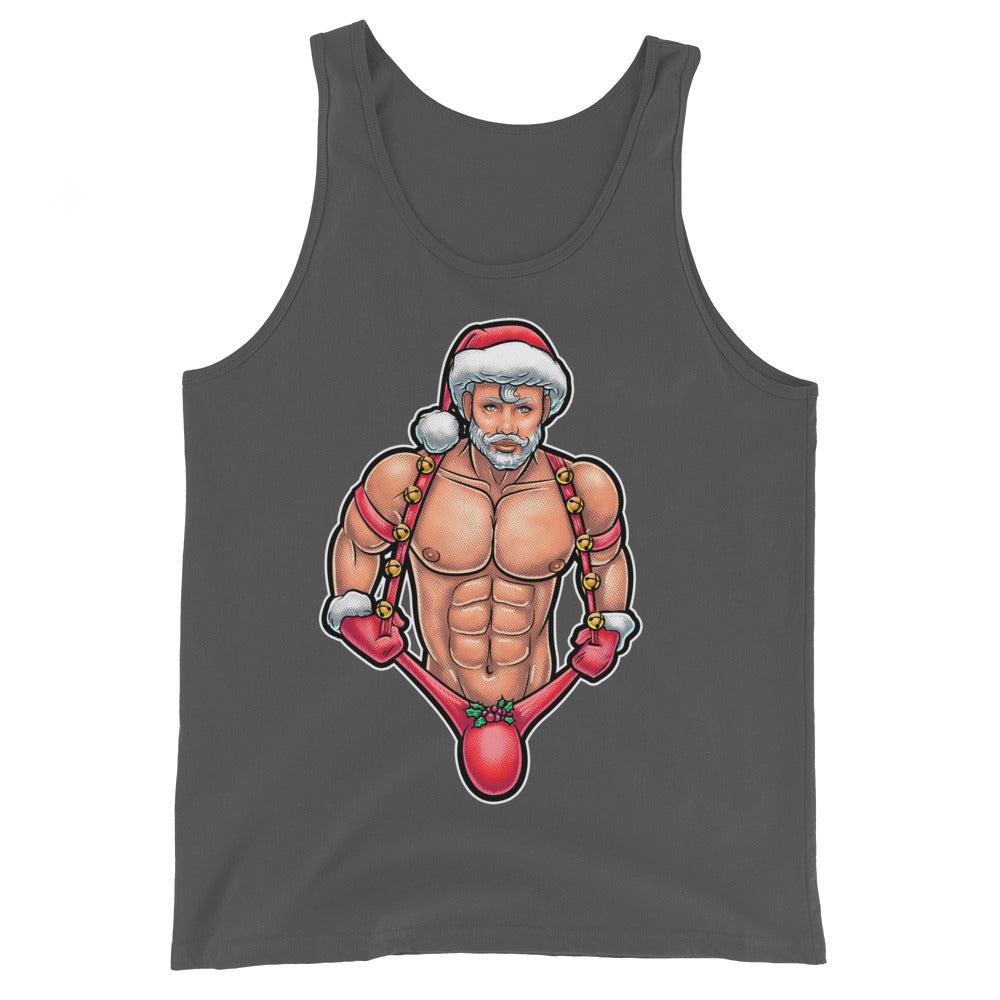 Santa's Packing (Tank Top)-Christmas Tank Tops-Swish Embassy