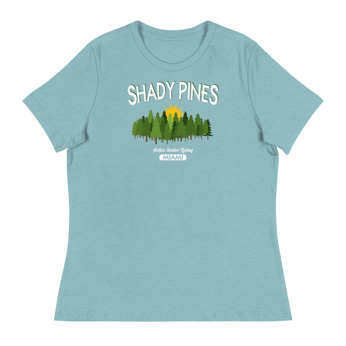 Shady Pines (Women's Relaxed T-Shirt)-Women's T-Shirts-Swish Embassy