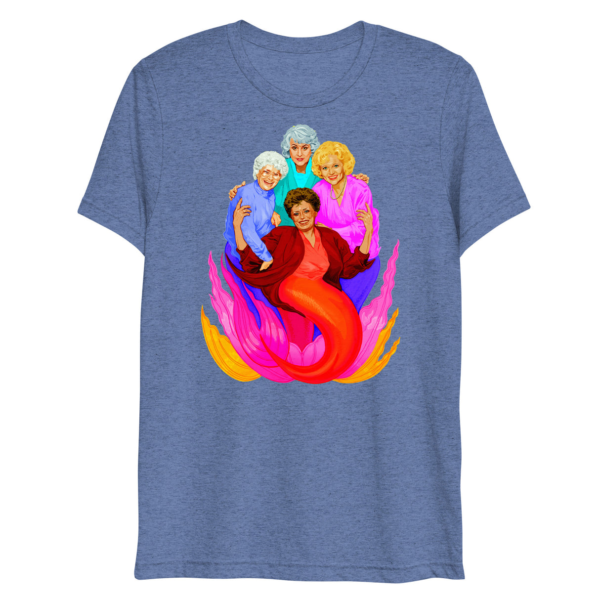 Thank You for Being a Finned (Triblend)-Triblend T-Shirt-Swish Embassy