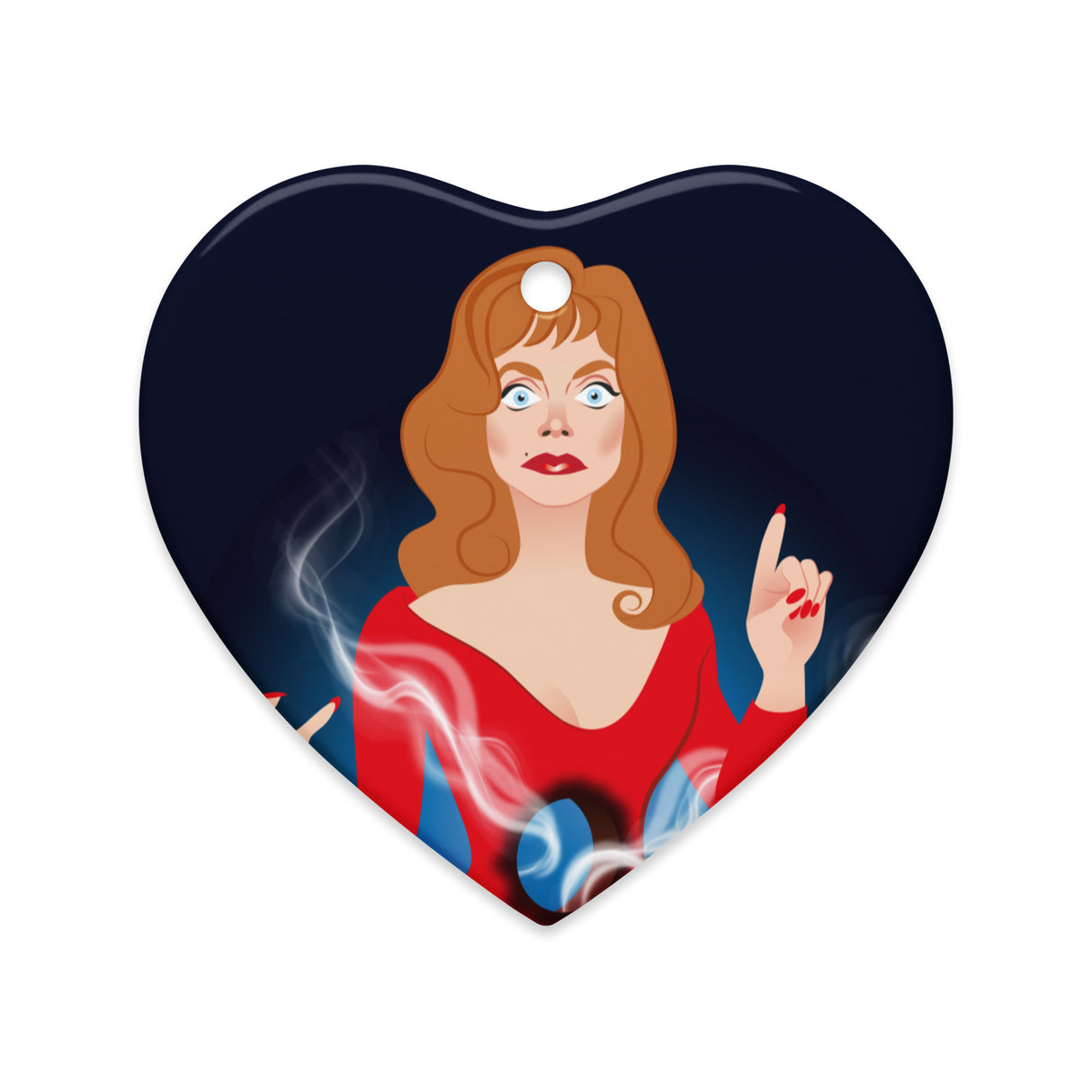 That Was Rude (Ceramic ornament)-Ceramic Ornament-Swish Embassy