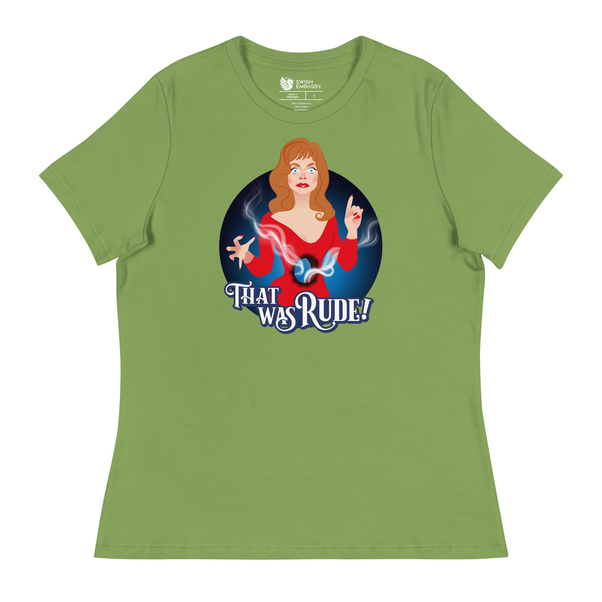That Was Rude (Women's Relaxed T-Shirt)-Women's T-Shirts-Swish Embassy