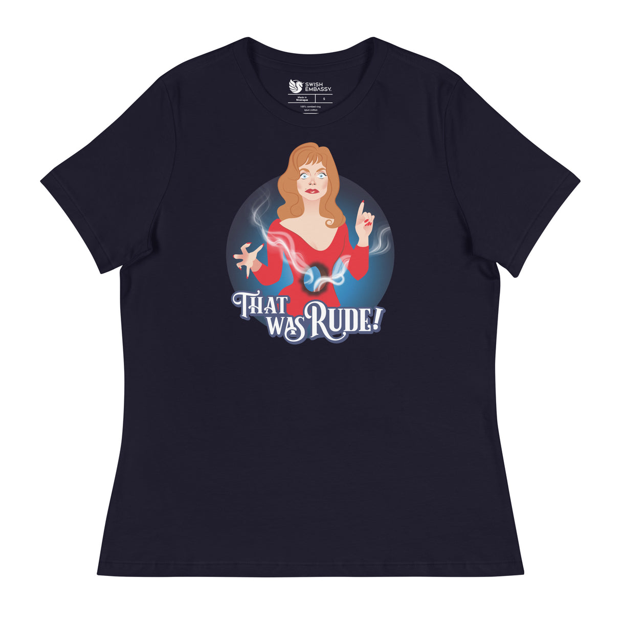 That Was Rude (Women's Relaxed T-Shirt)-Women's T-Shirts-Swish Embassy