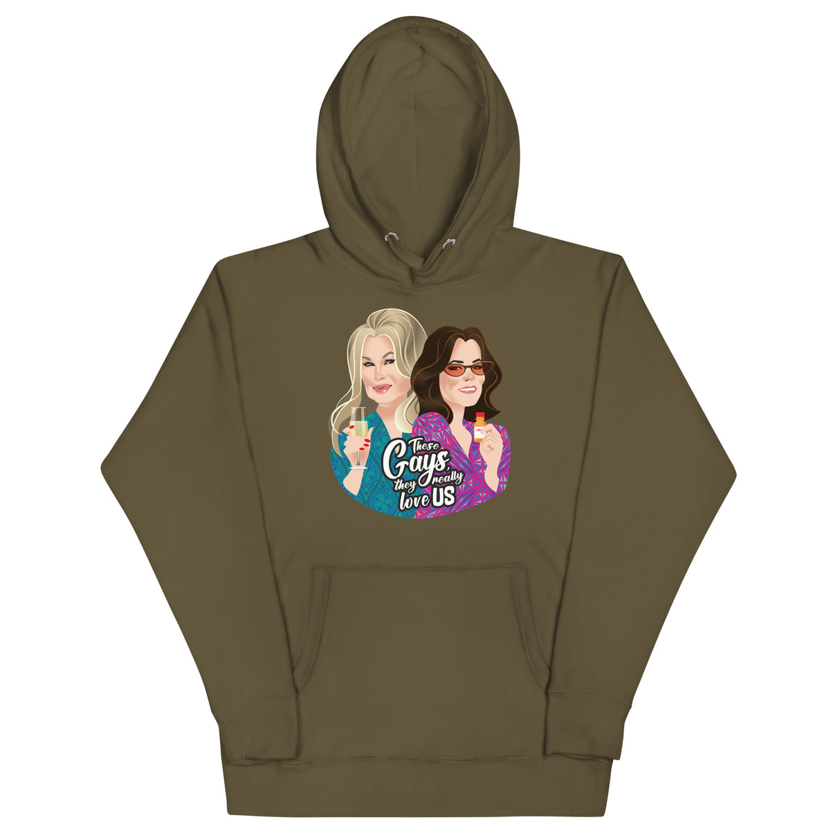These Gays Love Us (Hoodie)-Hoodie-Swish Embassy