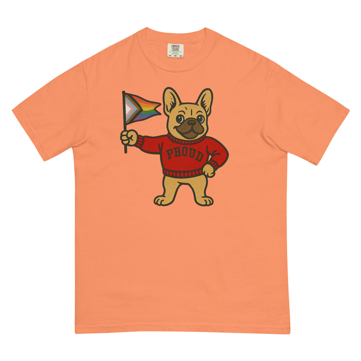 Varsity Pride Puppy (Boxy Tee)-Boxy T-Shirt-Swish Embassy