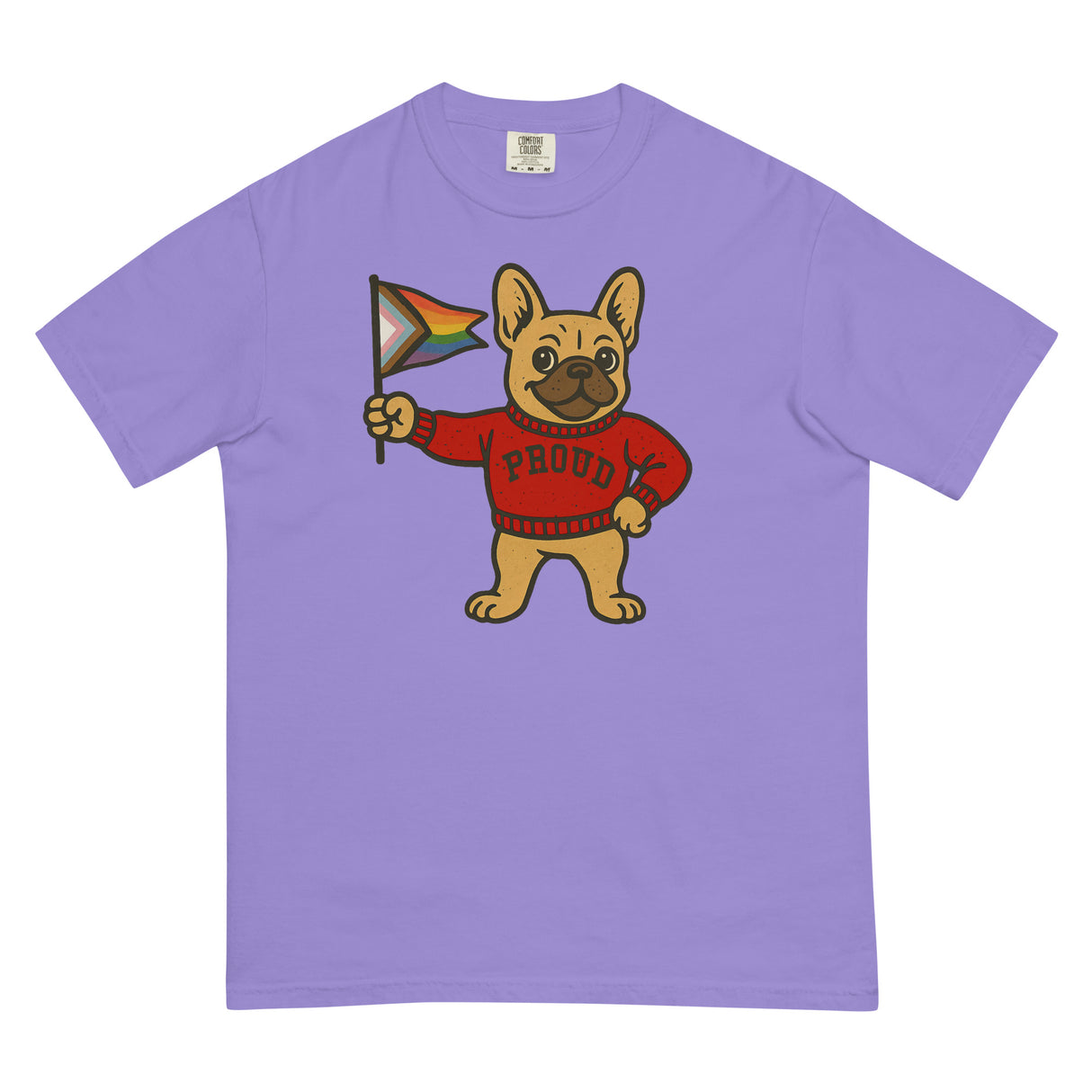 Varsity Pride Puppy (Boxy Tee)-Boxy T-Shirt-Swish Embassy