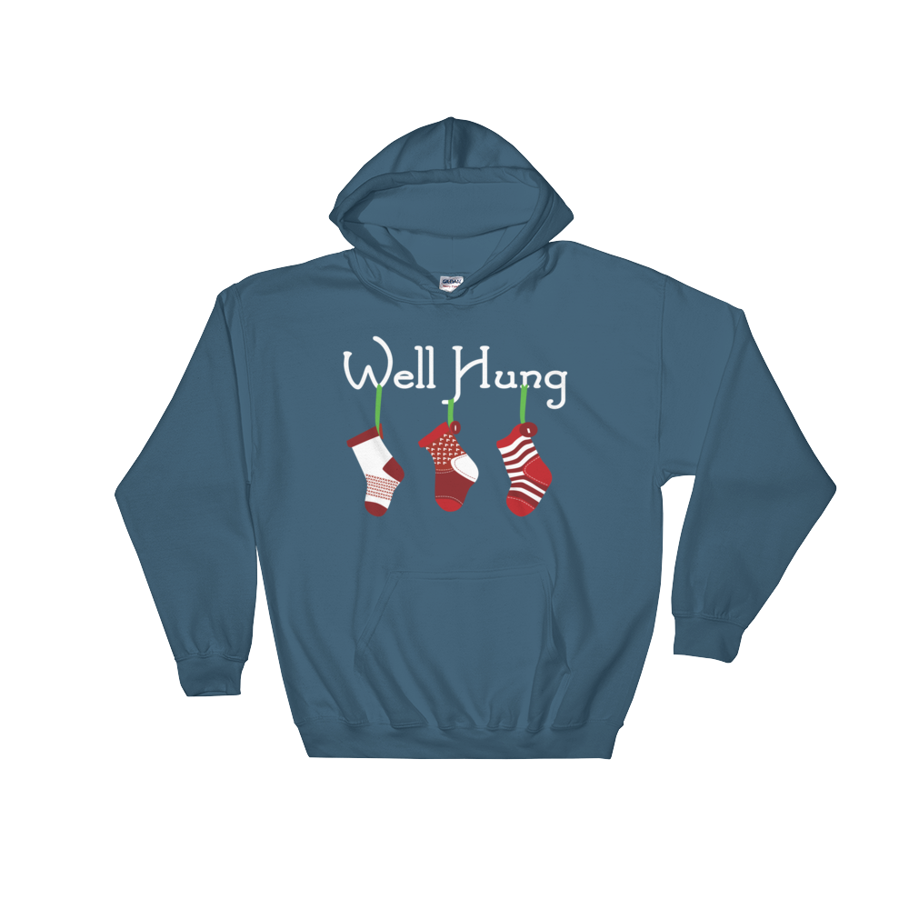 Well Hung Stockings (Hoodie)-Christmas Hoodies-Swish Embassy