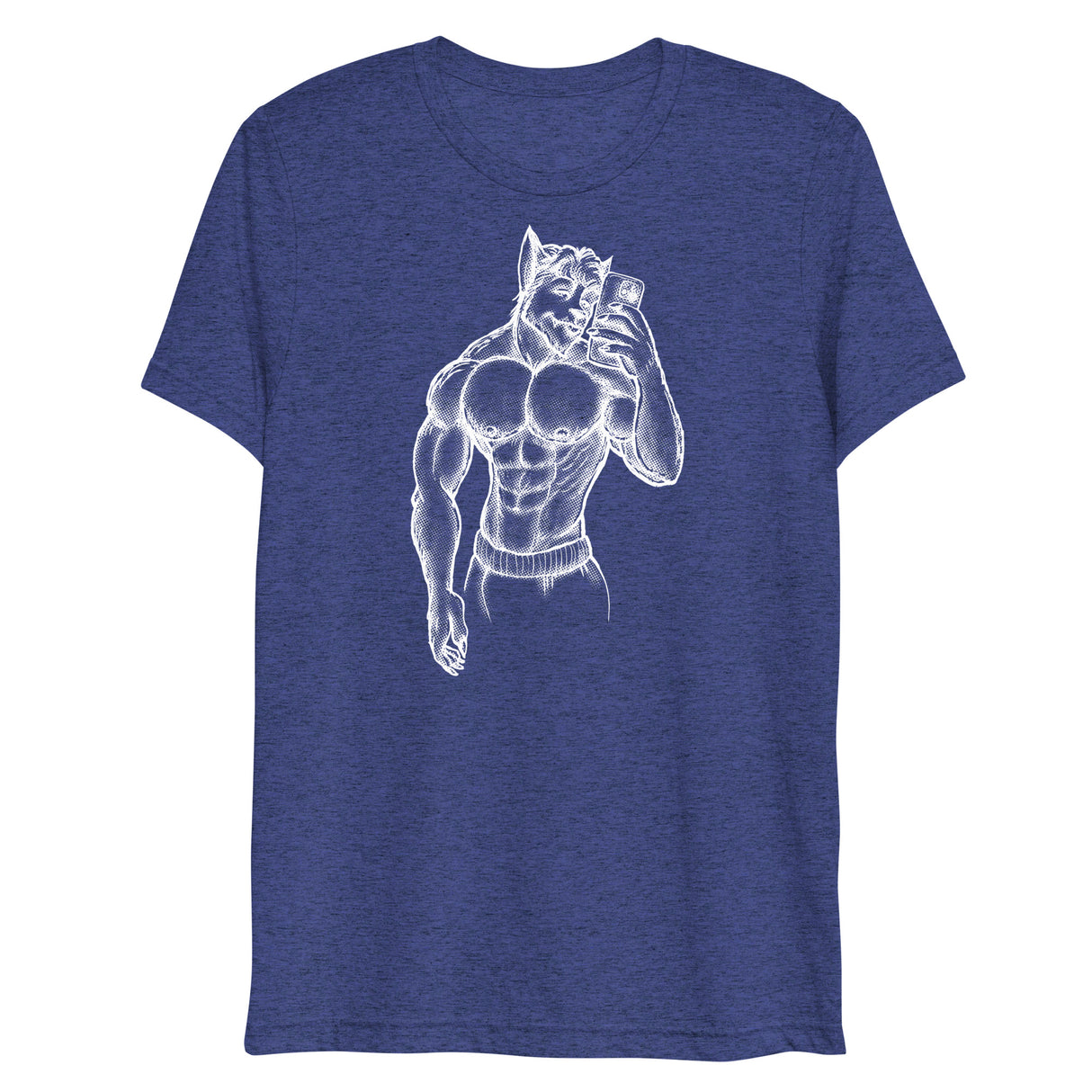 Wolfie (Triblend)-Triblend T-Shirt-Swish Embassy