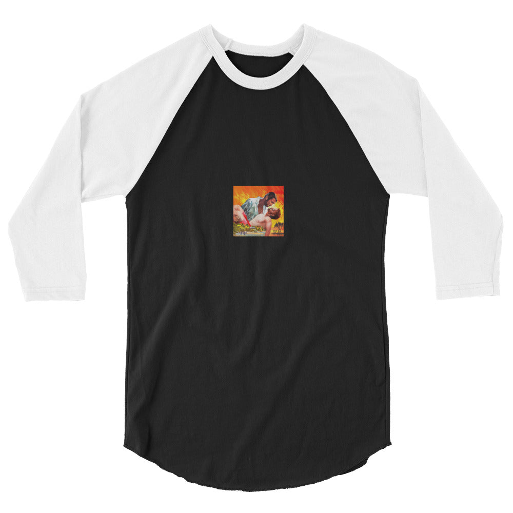 The Wind Done Already Had Herses (Raglan) - Black/White