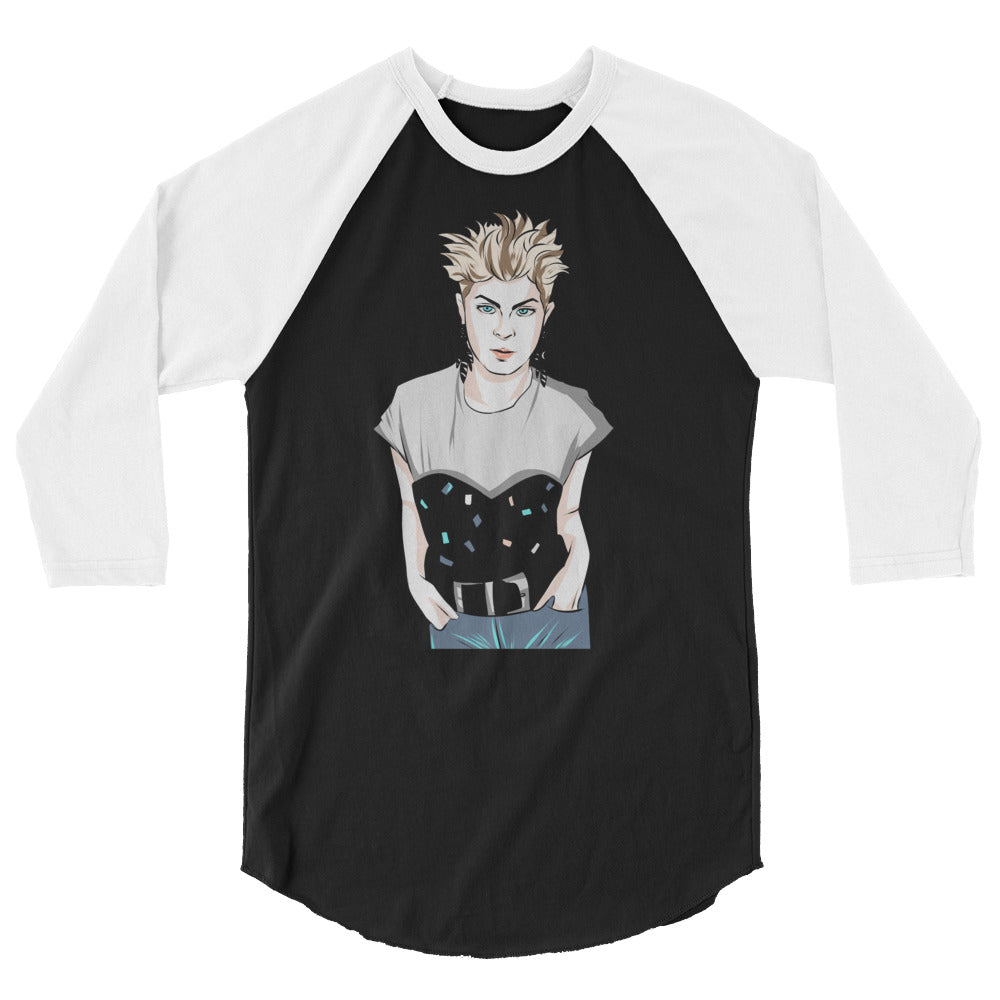 Robyn (Raglan) - Black/White