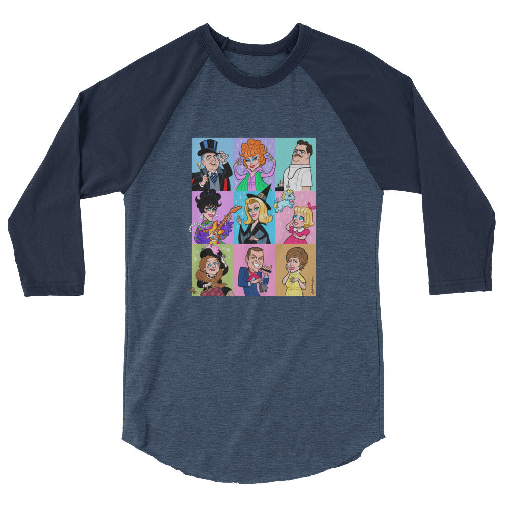 Bewitches (Raglan) - Heather Denim/Navy