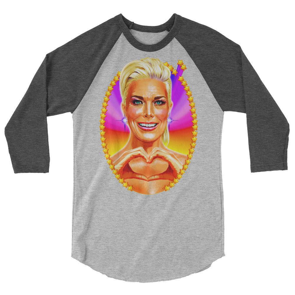Big Boss Energy (Raglan) - Heather Grey/Heather Charcoal