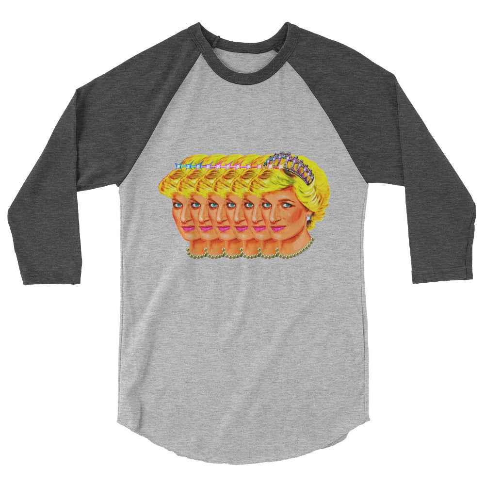 Side-Di (Raglan) - Heather Grey/Heather Charcoal