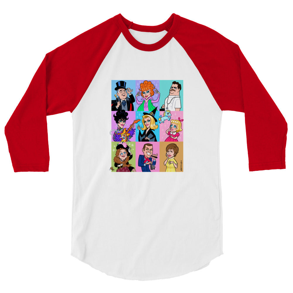 Bewitches (Raglan) - White/Red