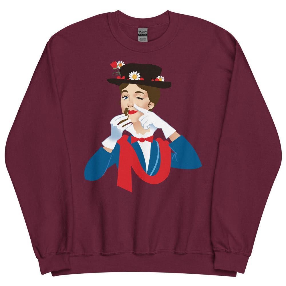 Mary Poppers (Sweater) - Maroon