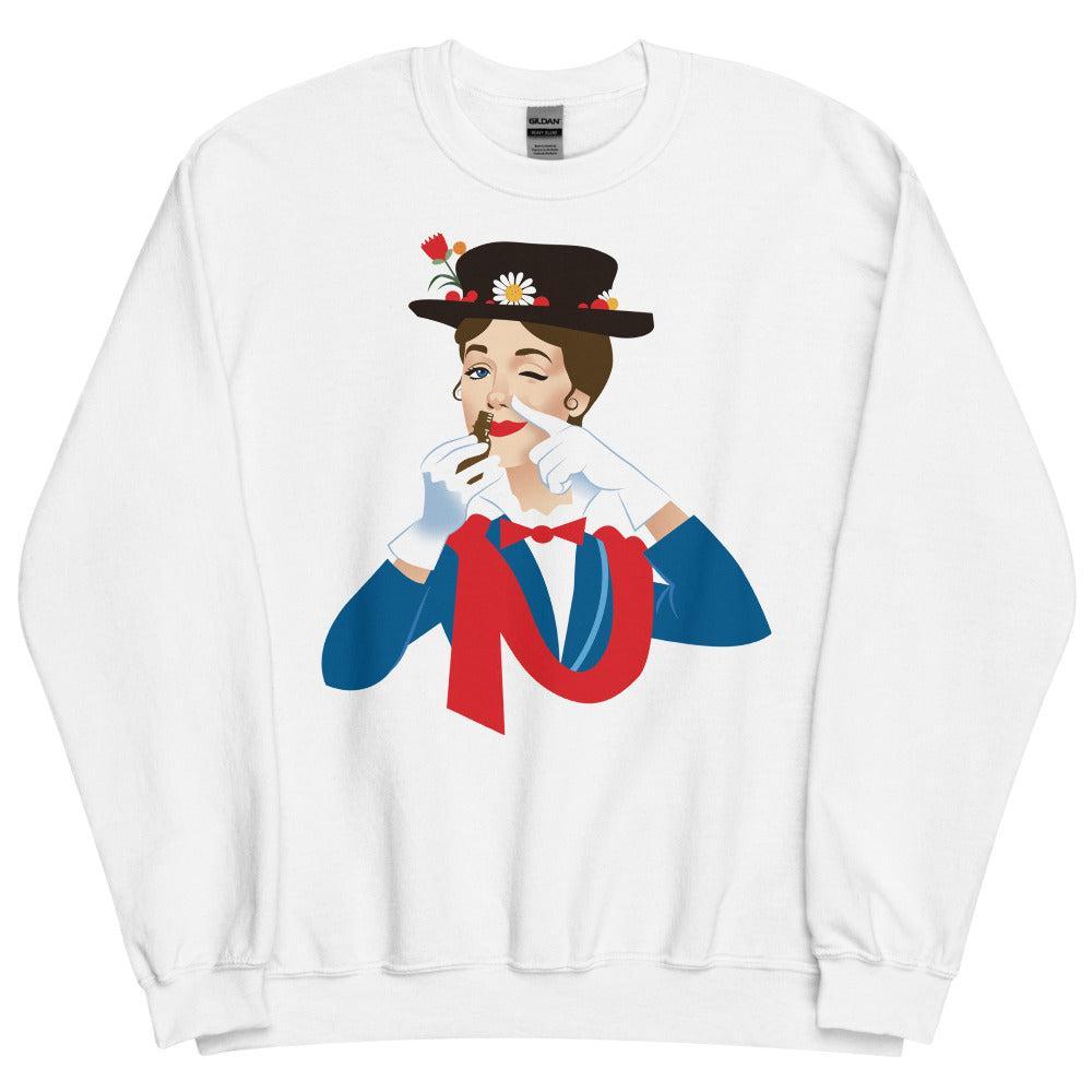 Mary Poppers (Sweater) - White