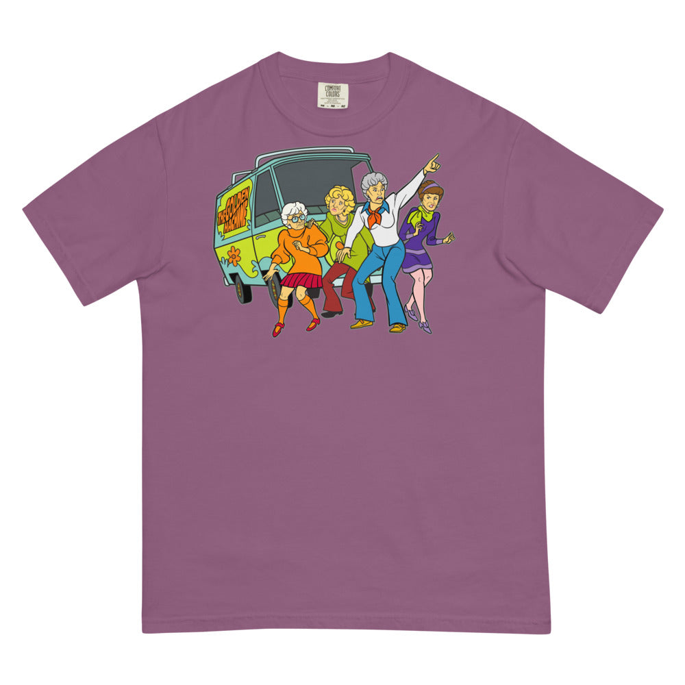 Golden Machine (Boxy Tee) - Berry